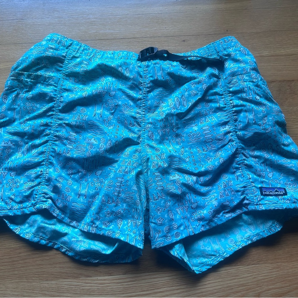 Patagonia vintage 1990s belted river shorts large